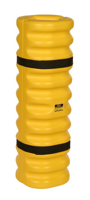 Fits 4-6" Diamond/Square Columns, Column Protector, Yellow - 1704