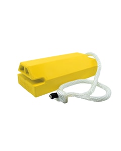 20" Single Aviation Wheel Chock for Over-Sized Aircraft with Locking Rope - AC6820-LR 20" Single Aviation Wheel Chock for Over-Sized Aircraft with Locking Rope - AC6820-LR