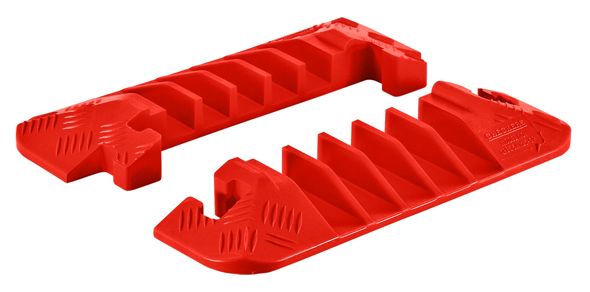 End Caps for CP5X125-GP 5-Channel Linebacker® Cable Protector - CPEC5X125-GP-O