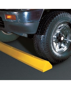 6ft Standard Recycled Plastic Parking Stop with Steel Spike Hardware - CS6S-S 6ft Standard Recycled Plastic Parking Stop with Steel Spike Hardware - CS6S-S