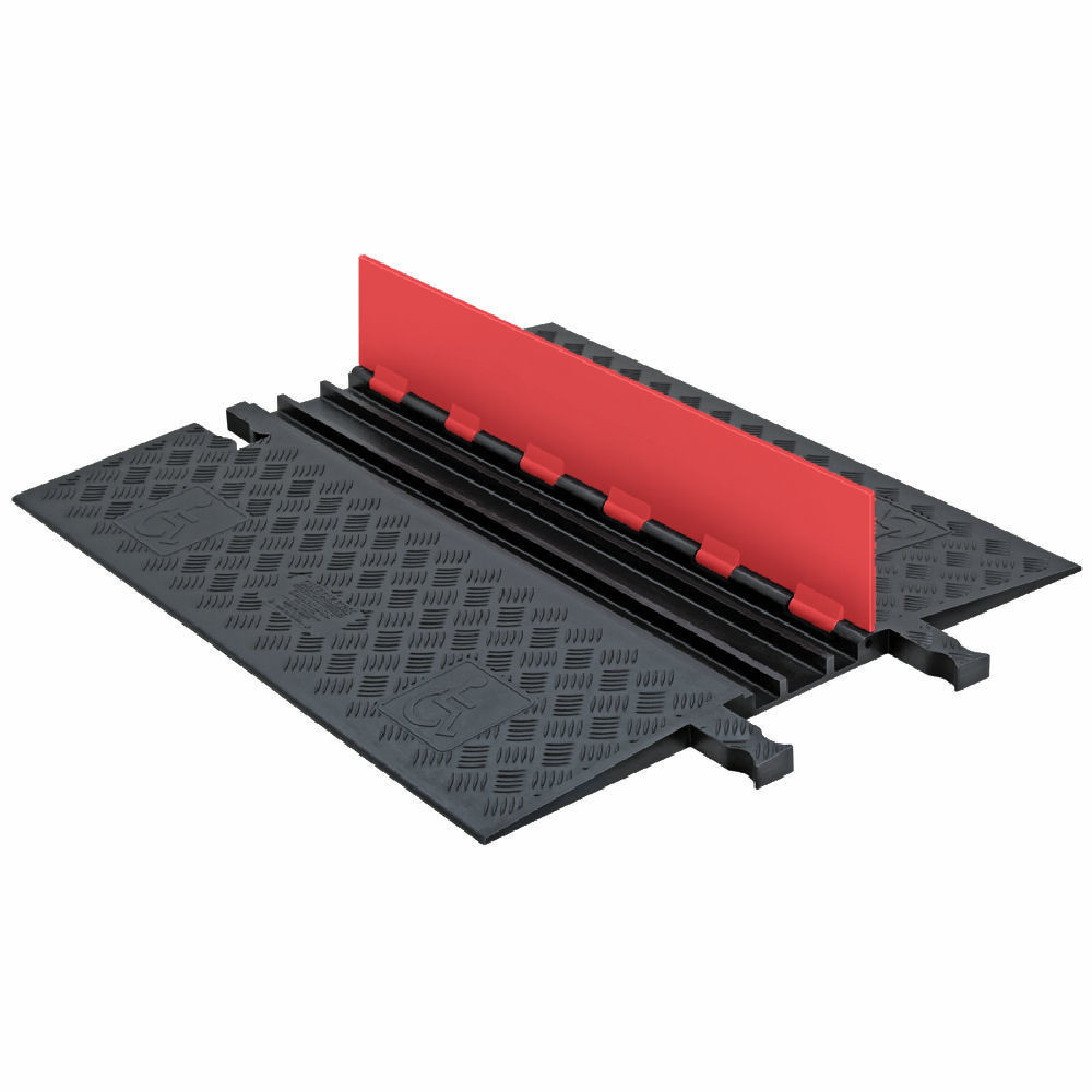3-Channel Low-Profile Guard Dog® ADA Cable Protectors for .75" Lines - GD3X75
