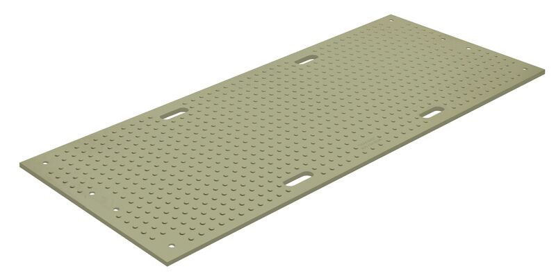 Ground Protection Mat  - 3X9 Ground Protection Mat - Checkers - TM3696-G
