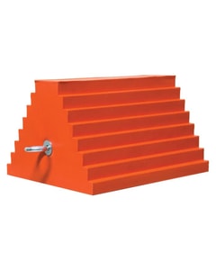 General-Purpose Utility Step Wheel Chock with Cored Bottom, 20,000 lb Load Capacity, Trucks & Trailers - UCTS003 General-Purpose Utility Step Wheel Chock with Cored Bottom, 20,000 lb Load Capacity, Trucks & Trailers - UCTS003