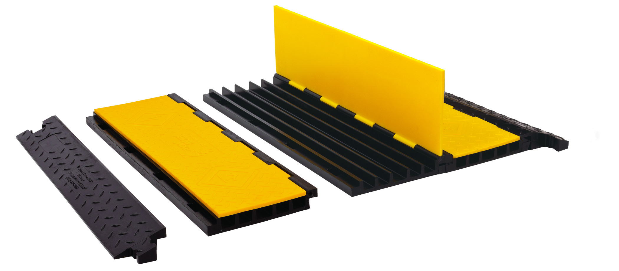5-Channel Yellow Jacket&reg; Heavy-Duty Cable Protector AMS&reg; System AMS&reg; System - YJ5-125-AMS-Y/B