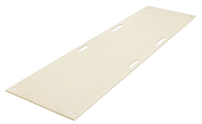 2' x 8' VersaMAT&reg; Ground Protection Mat with Hand Holes 95 Ton Capacity, Clear  - CV28HH8