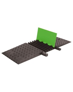 ADA 5-Channel Guard Dog® Cable Protectors for 1.325" Lines, SafeRay™ Hi-Viz Green Lid/Black Base - GD5X125ADAFLG/B ADA 5-Channel Guard Dog® Cable Protectors for 1.325" Lines, SafeRay™ Hi-Viz Green Lid/Black Base - GD5X125ADAFLG/B