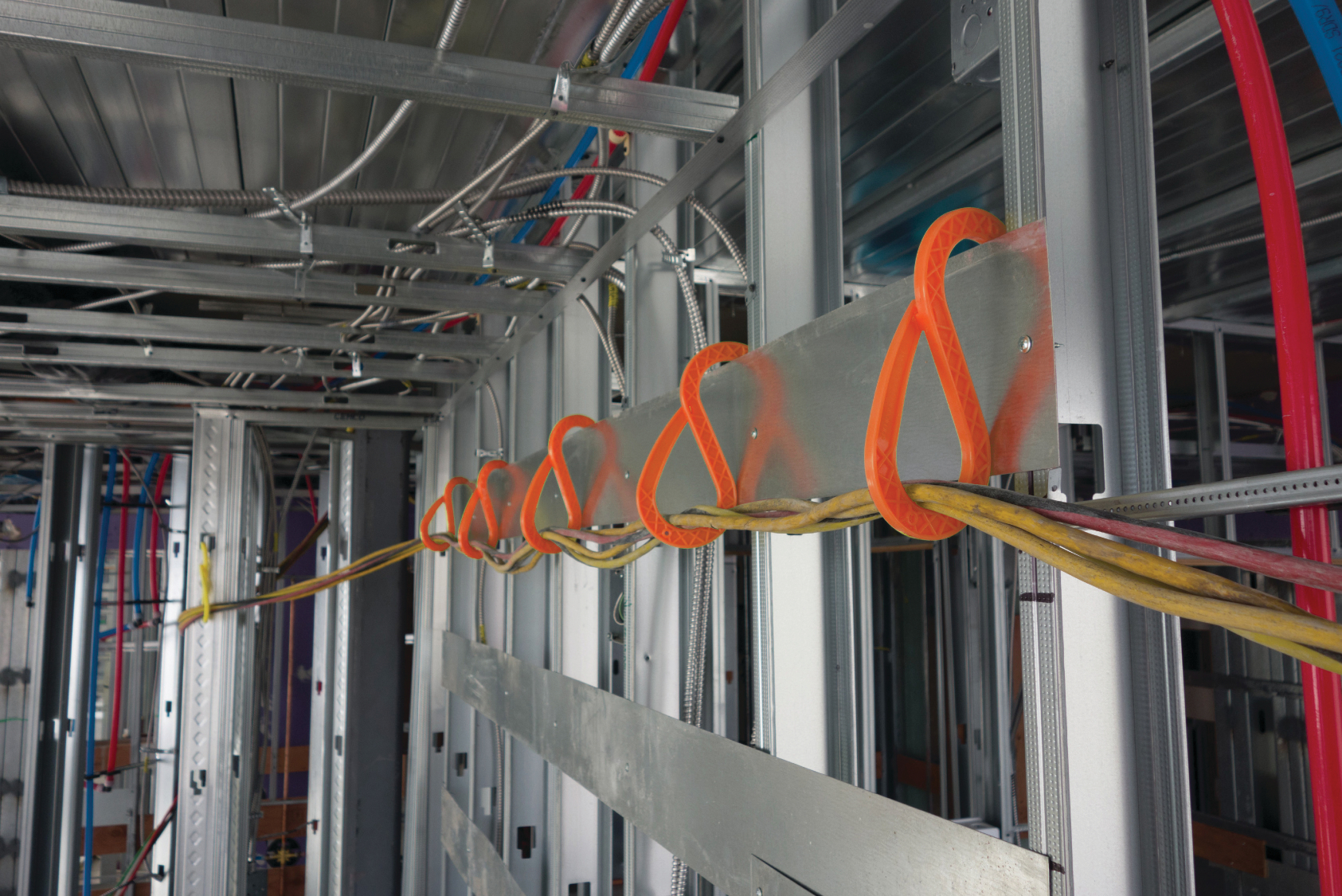 Checkers QuickHooks help with overhead cable management