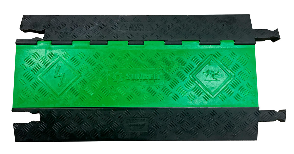 Checkers custom cable protector for Sunbelt