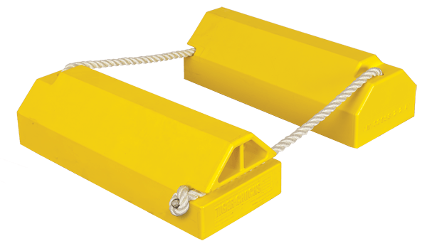 Monster polyurethane aircraft chocks