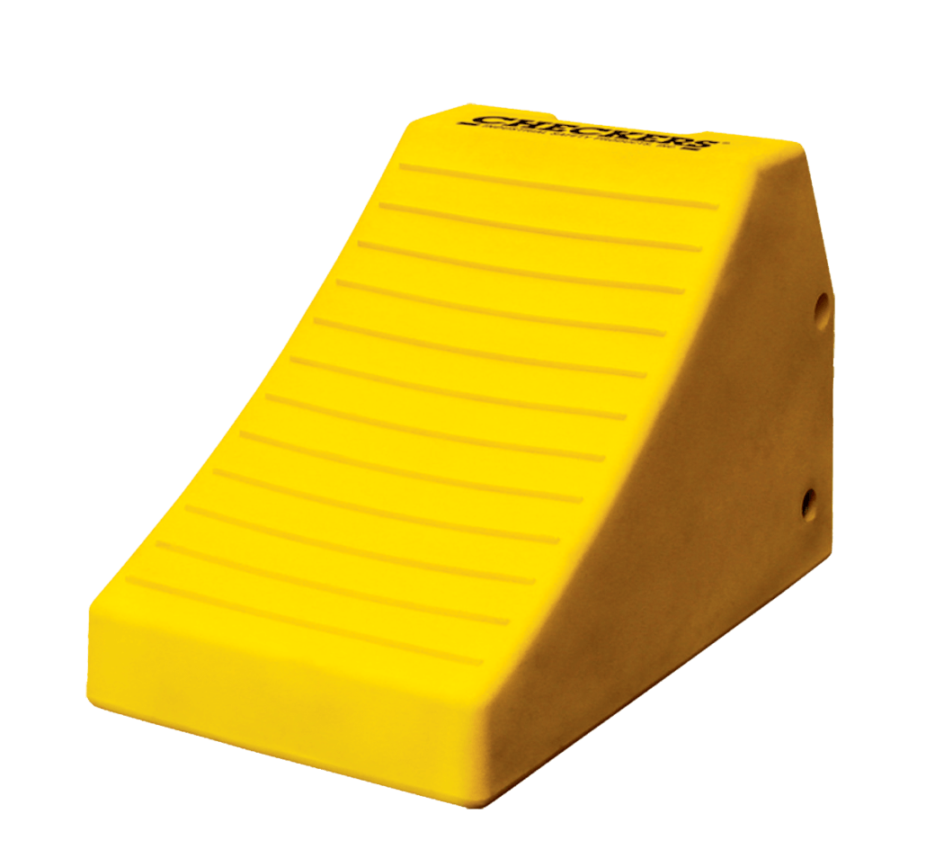 Monster chocks comply with chocking procedures for maximum safety.